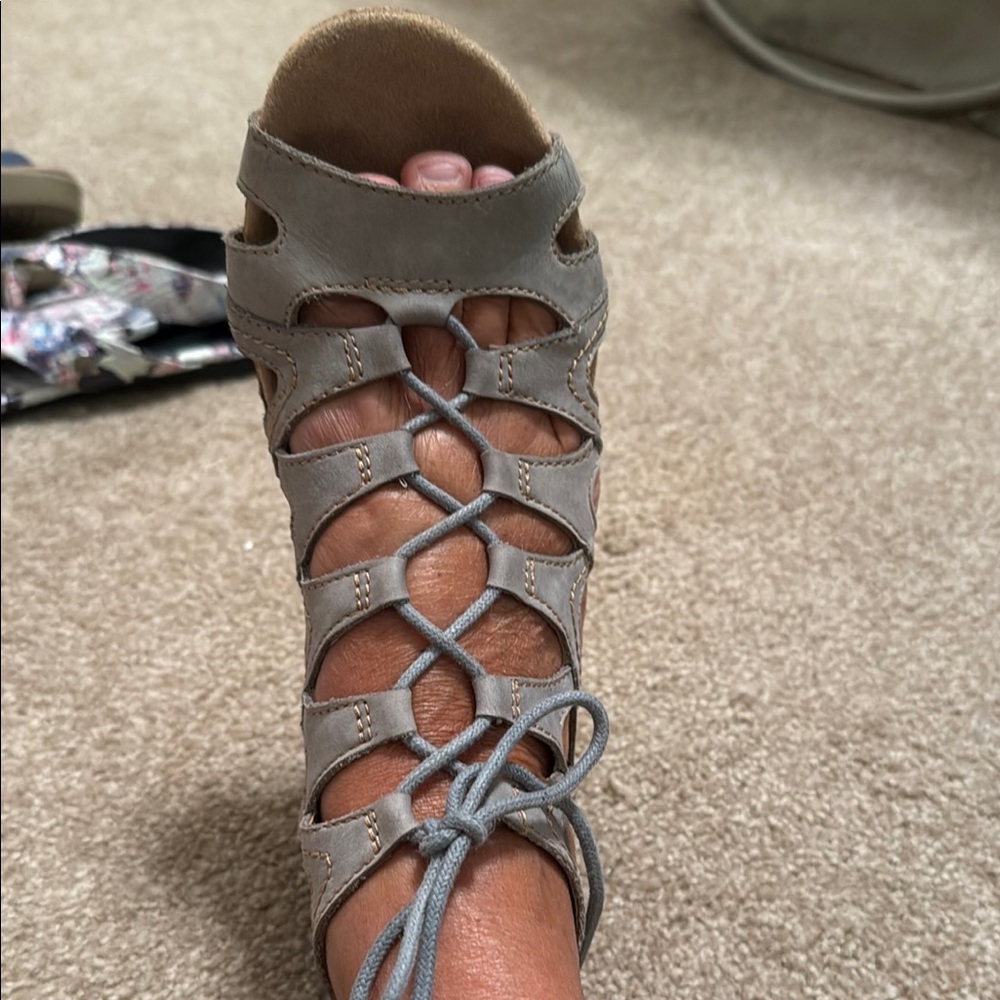 Stylish pale blue Women's Sandals - Picture 9 of 11